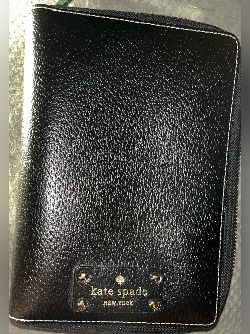kate spade New York Black Zip Around Planner